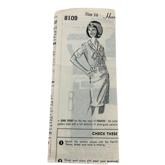 Shirtwaist Dress PattORama Mail Order Sew Pattern - Picture 1 of 5